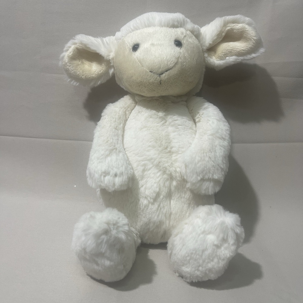 RETIRED Jellycat London Bashful Lamb 12" Plush Medium Soft Stuffed Animal